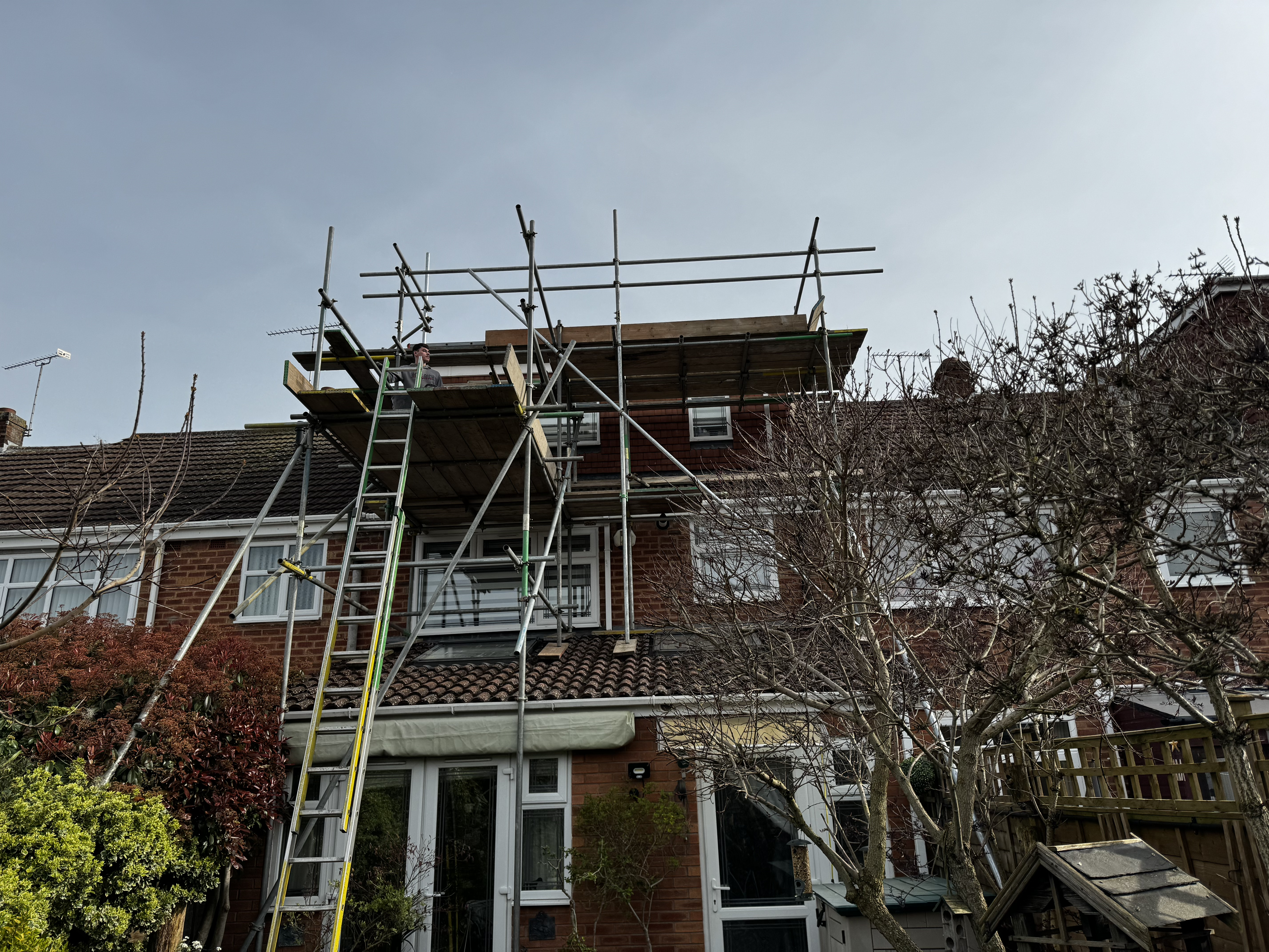 Scaffold project example 3 in the West Midlands