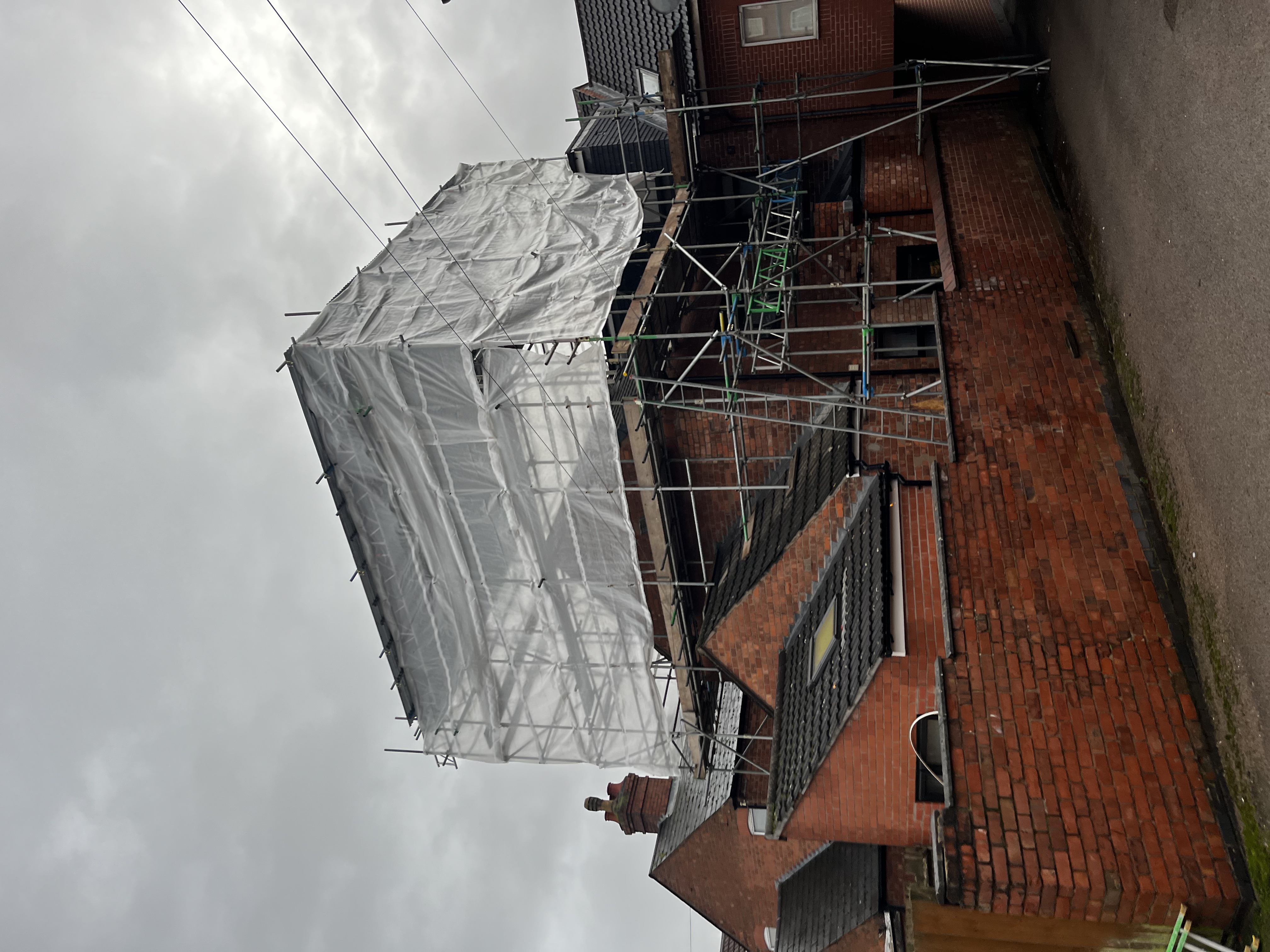 Scaffold project example 1 in the West Midlands